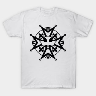 The Huguenot cross is a Christian religious symbol T-Shirt